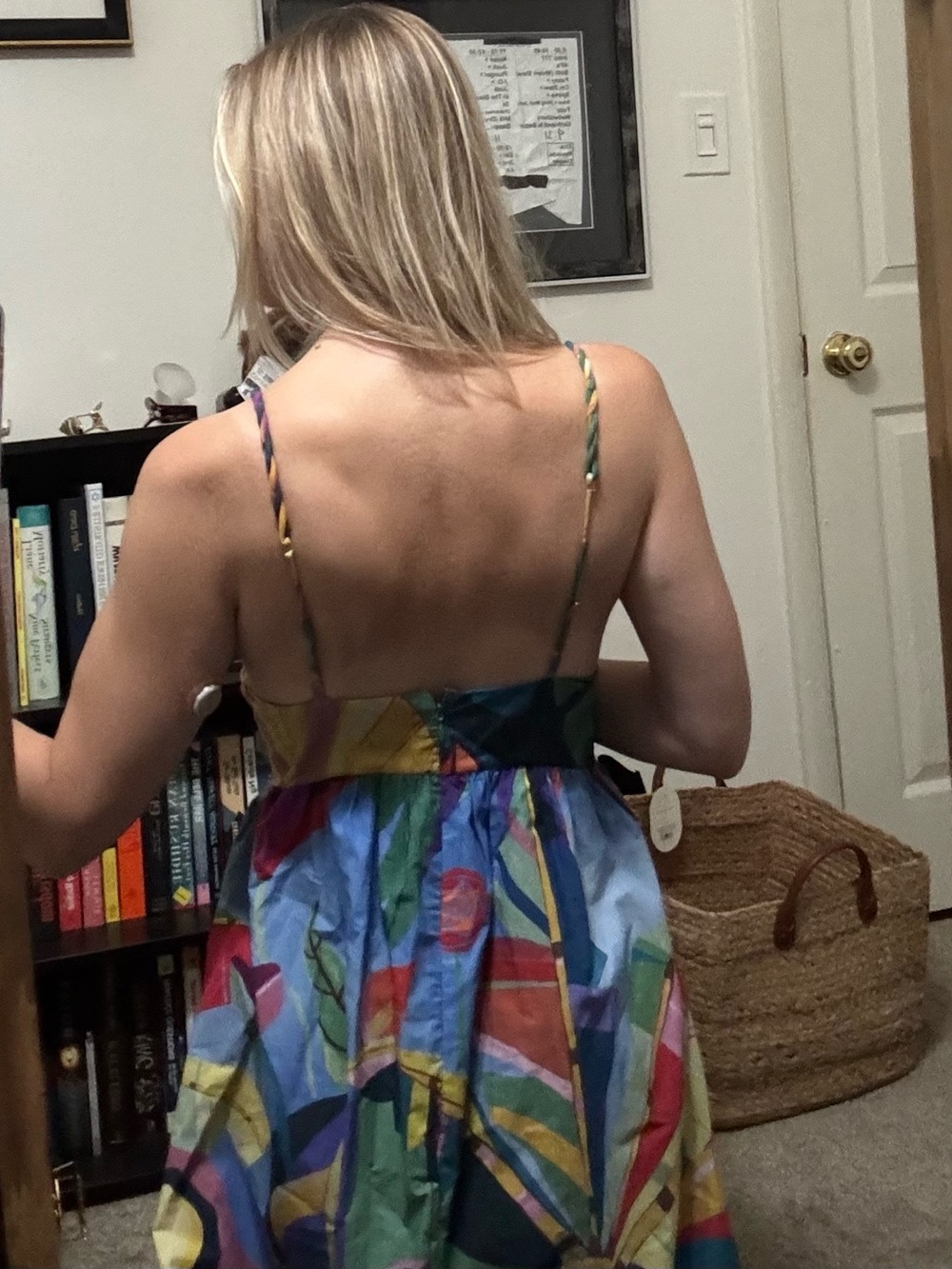 Farm Rio Vibrant Multicolor Tropical Maxi Dress - Picture 6 of 6